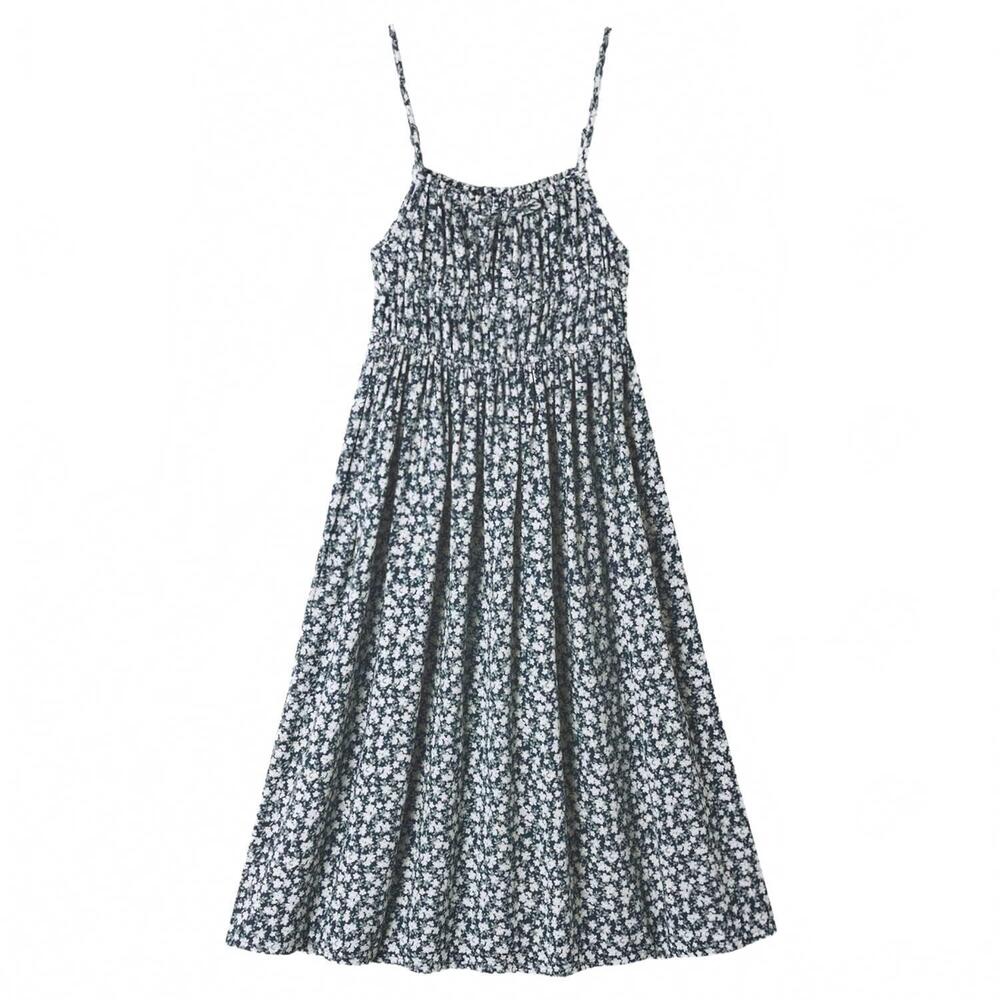 NEW RYLEE + CRU girl's floral delia dress in navy